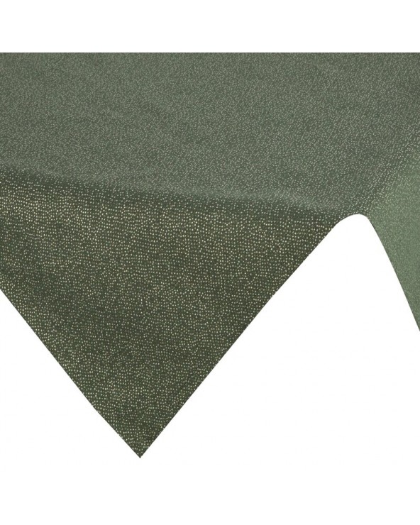 Obrus błyszczący 85x85 Dasher zielony/złoty Eurofirany