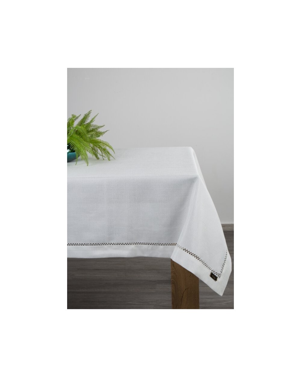 Obrus z mereżką 140x180 Emily biały Eurofirany