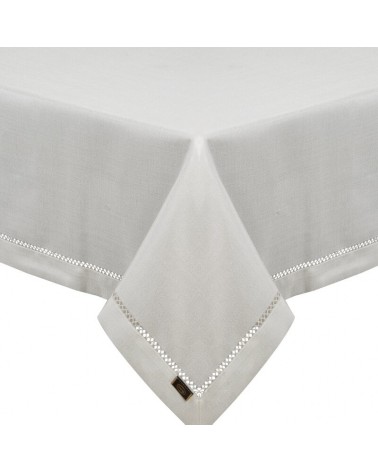 Obrus z mereżką 140x180 Emily biały Eurofirany