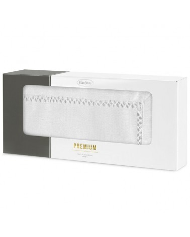 Bieżnik z mereżką 40x140 Emily biały Eurofirany