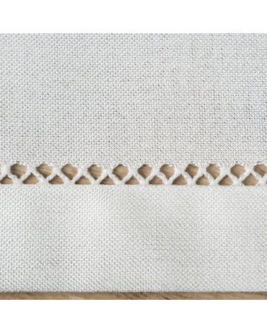 Bieżnik z mereżką 40x140 Emily biały Eurofirany