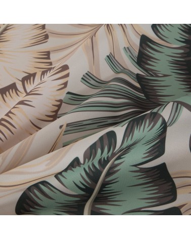 BIeżnik ogrodowy wodoodporny 40x140 Garden 13B kremowy/zielony Eurofirany