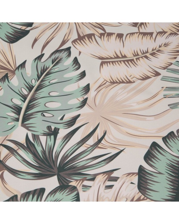 Obrus ogrodowy wodoodporny 85x85 Garden 13D kremowy/zielony Eurofirany