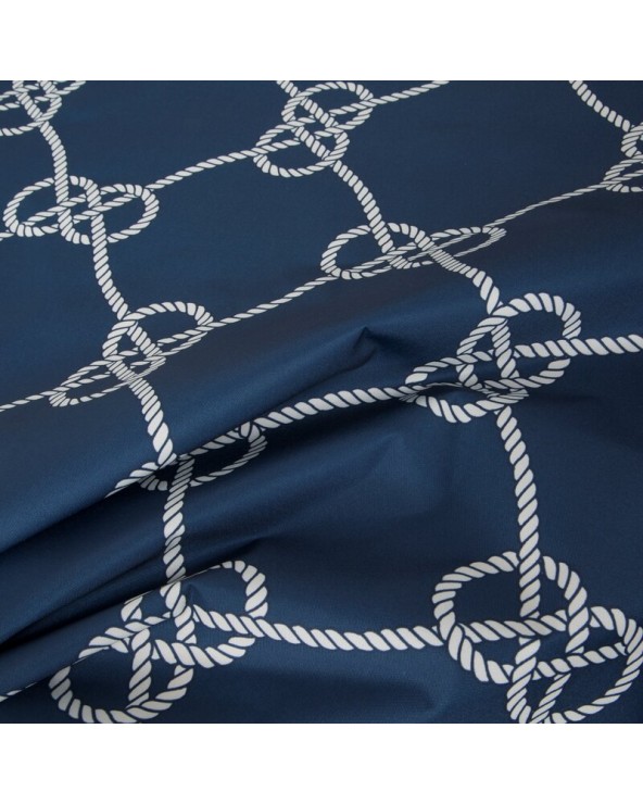 Bieżnik ogrodowy wodoodporny 40x140 Garden 15B granatowy/biały Eurofirany