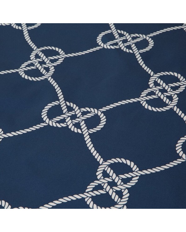 Obrus ogrodowy wodoodporny 85x85 Garden 15D granatowy/biały Eurofirany