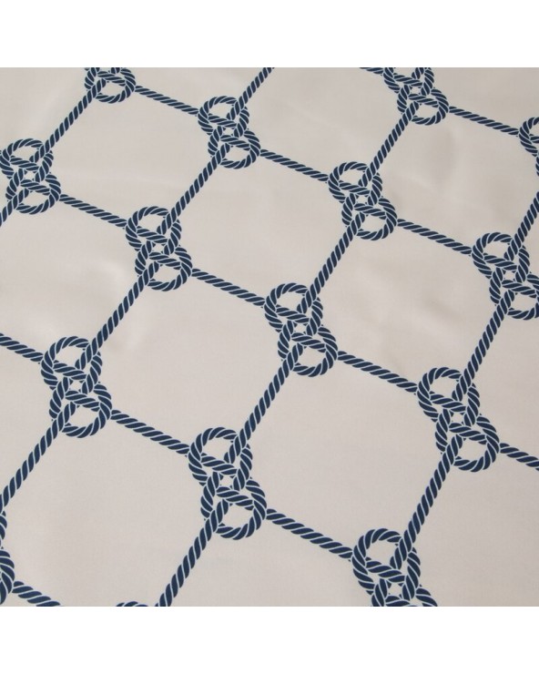 Obrus ogrodowy wodoodporny 85x85 Garden 17D biały/granatowy Eurofirany