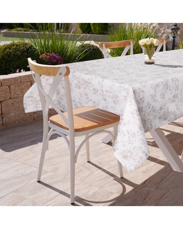 Obrus ogrodowy wodoodporny 140x220 Garden 21G kremowy/beżowy Eurofirany