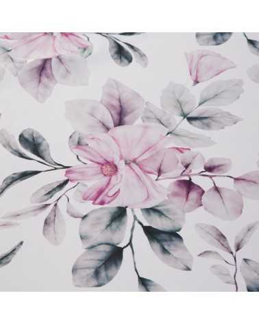 Bieżnik ogrodowy wodoodporny 40x140 Garden 30B biały/różowy Eurofirany