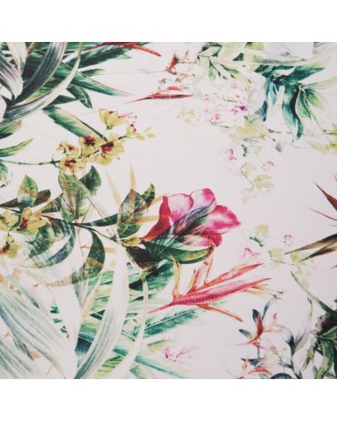 Bieżnik ogrodowy wodoodporny 40x140 Garden 31B biały/zielony Eurofirany