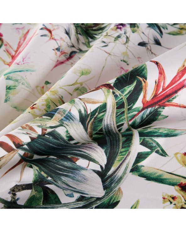 Bieżnik ogrodowy wodoodporny 40x140 Garden 31B biały/zielony Eurofirany