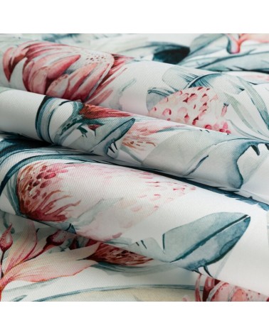 Bieżnik ogrodowy wodoodporny 40x180 Garden 32C biały/niebieski Eurofirany