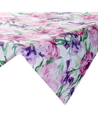 Obrus ogrodowy wodoodporny 85x85 Garden 34D różowy/fioletowy Eurofirany