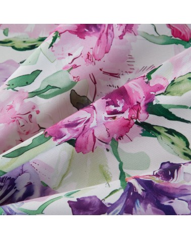 Obrus ogrodowy wodoodporny 85x85 Garden 34D różowy/fioletowy Eurofirany