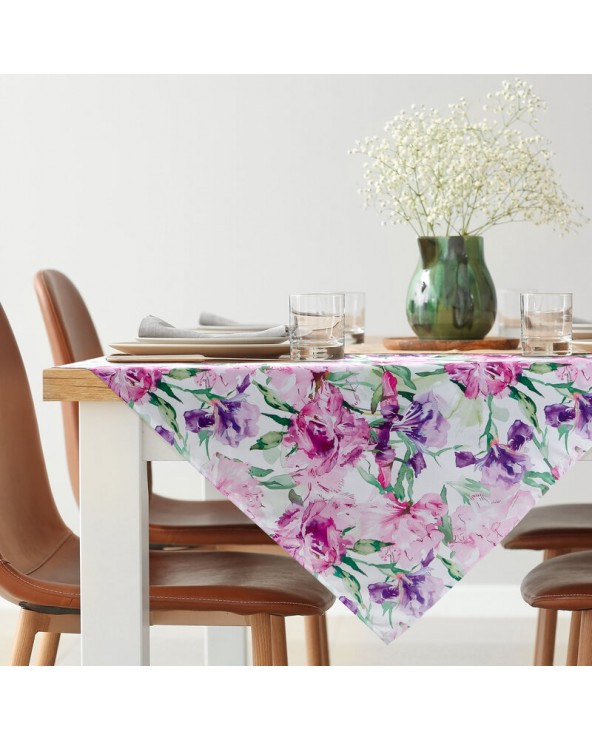 Obrus ogrodowy wodoodporny 85x85 Garden 34D różowy/fioletowy Eurofirany