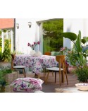 Obrus ogrodowy wodoodporny 140x220 Garden 34G różowy/fioletowy Eurofirany
