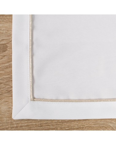 Obrus 145x260 Madele biały/złoty Eurofirany
