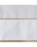 Obrus 145x350 Madele biały/złoty Eurofirany