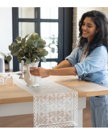 Bieżnik 40x180 Martha biały Eurofirany