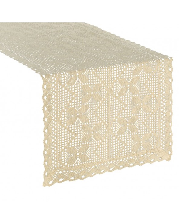 Bieżnik 40x180 Martha jasnobeżowy Eurofirany