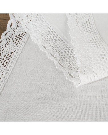 Obrus z koronką 140x180 Nataly biały Eurofirany