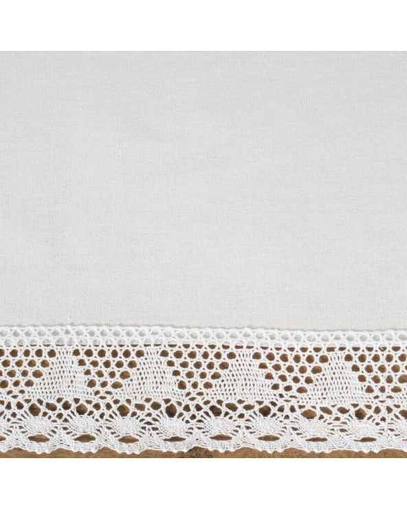 Bieżnik z koronką 40x140 Nataly biały Eurofirany