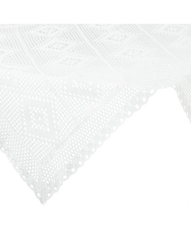 Obrus ażurowy 85x85 Olivia biały Eurofirany