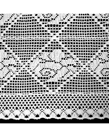 Obrus ażurowy 85x85 Rosaly biały Eurofirany