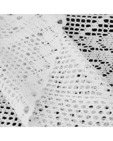 Obrus ażurowy 85x85 Rosaly biały Eurofirany