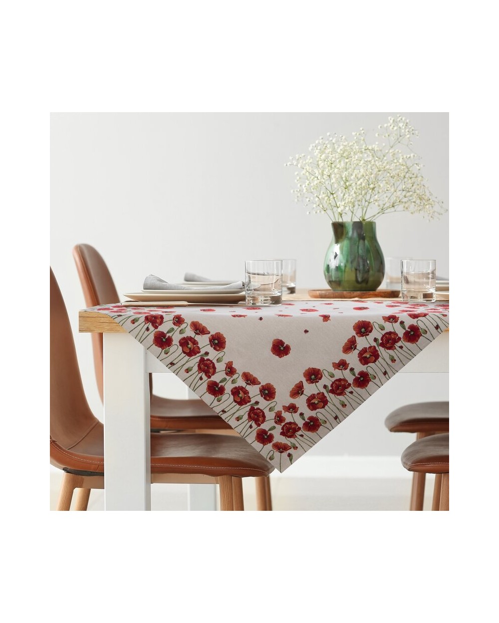 Obrus 100x100 1064 naturalny Eurofirany