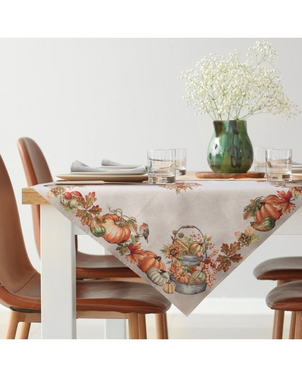 Obrus 100x100 1223 naturalny Eurofirany