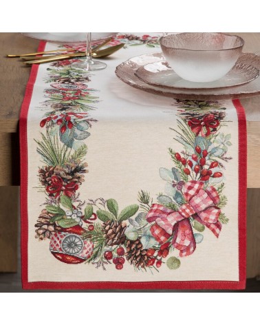 Bieżnik świąteczny 40x100 1320 Eurofirany