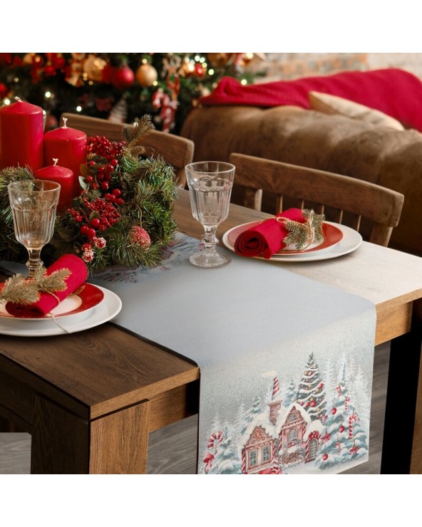 Bieżnik świąteczny 40x100 137 Eurofirany