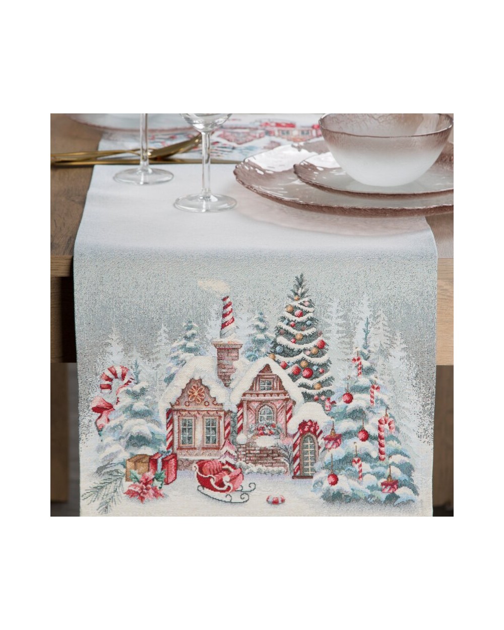 Bieżnik świąteczny 45x140 137 Eurofirany