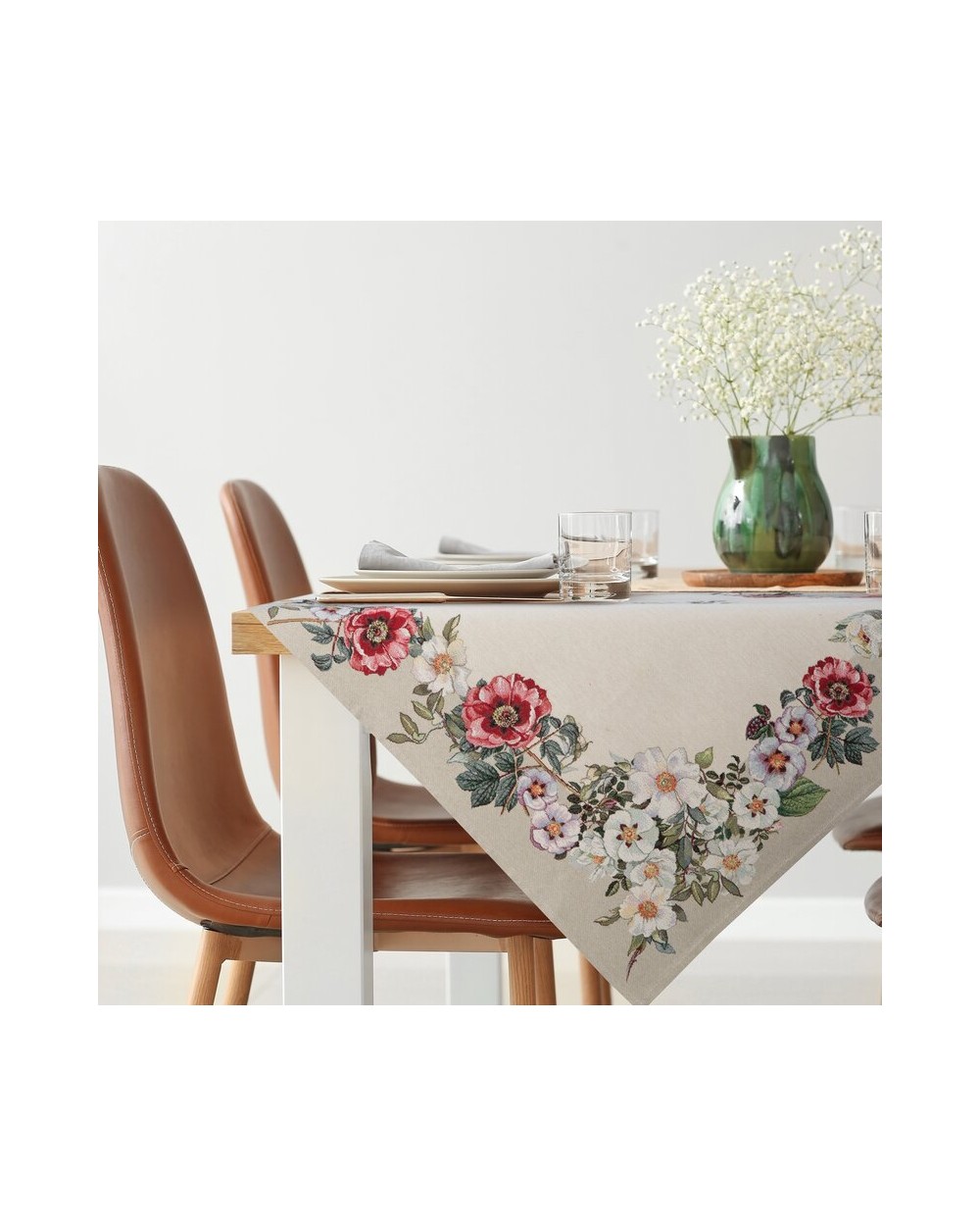 Obrus 100x100 4039 naturalny Eurofirany