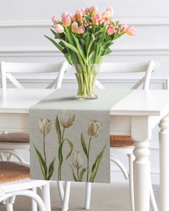 Bieżnik 40x100 4041 popielaty Eurofirany