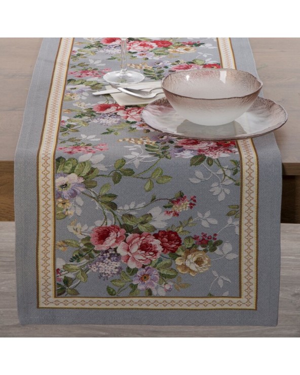 Obrus 45x140 4088 popielaty Eurofirany