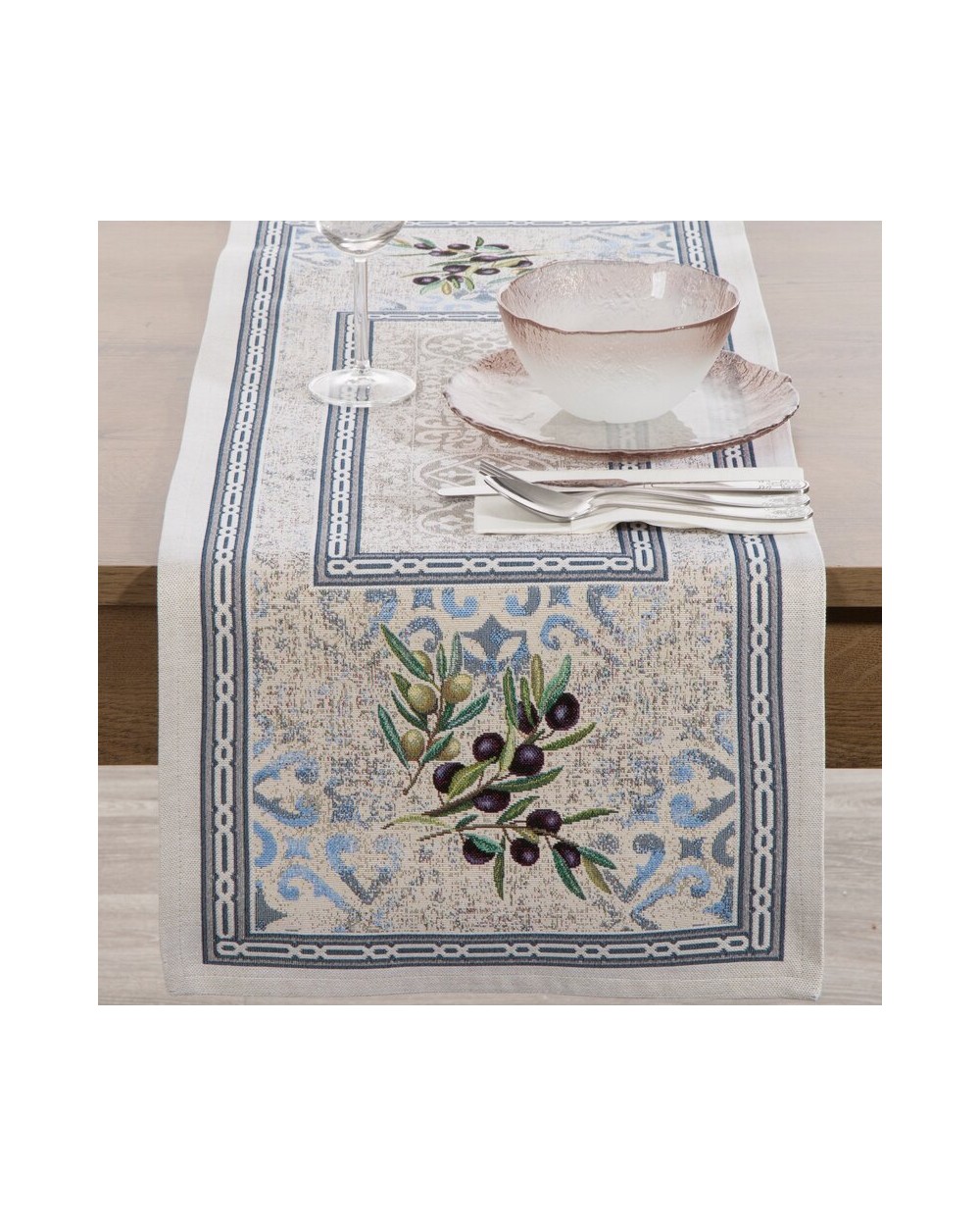 Obrus 45x140 4094 naturalny Eurofirany