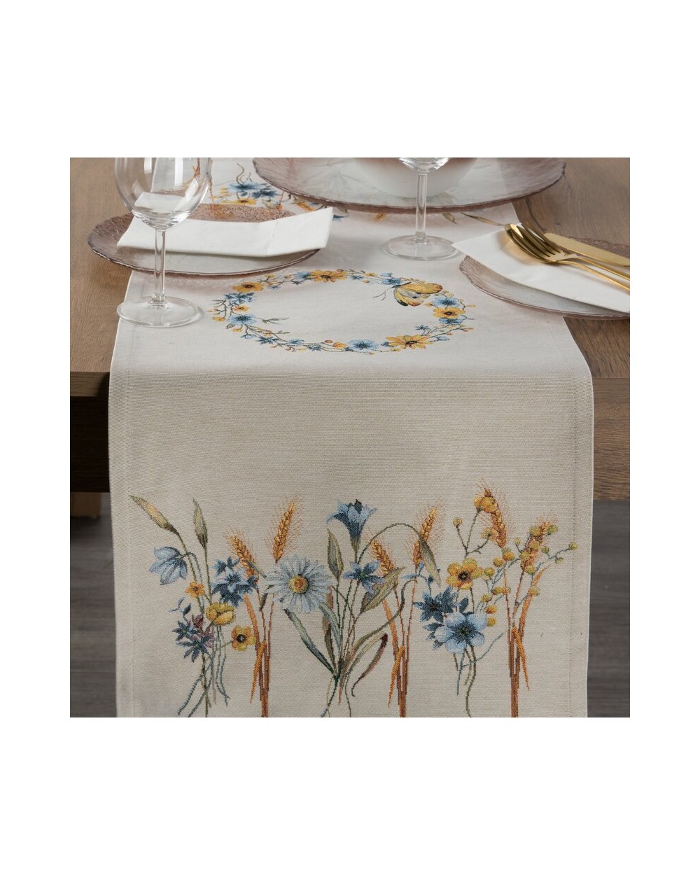 Obrus 40x100 61 naturalny Eurofirany