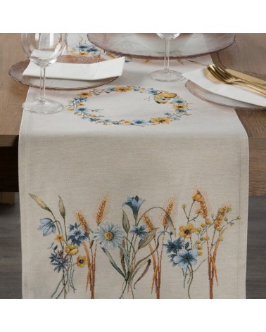 Obrus 45x140 61 naturalny Eurofirany