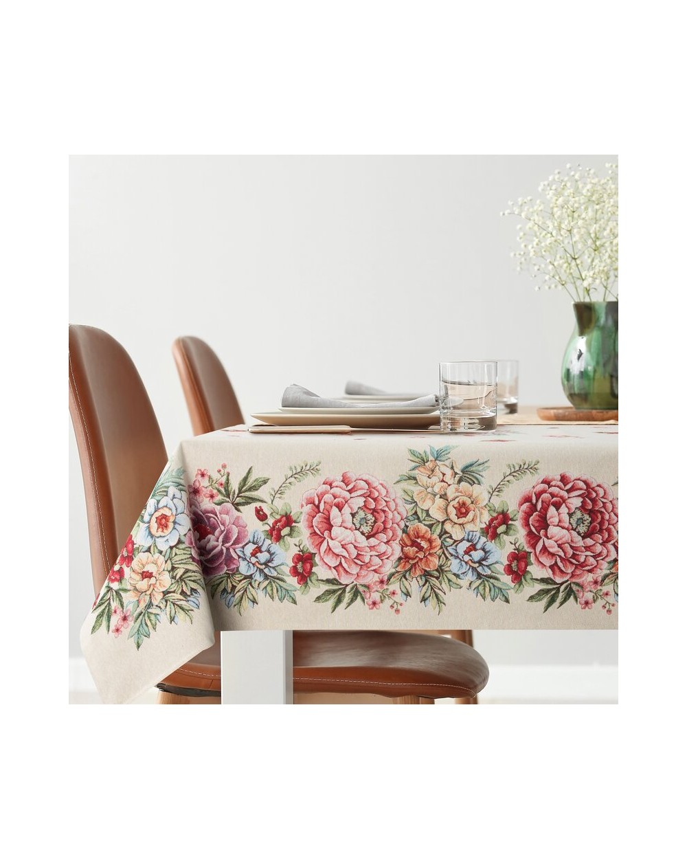 Obrus 140x180 Gria różowy Eurofirany