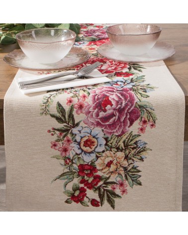 Obrus 45x140 Gria różowy Eurofirany