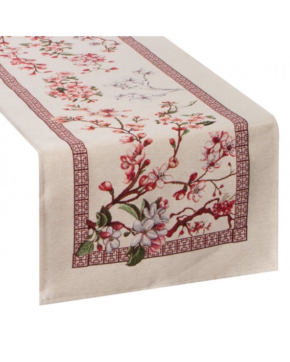 Obrus 40x100 Thai różowy Eurofirany