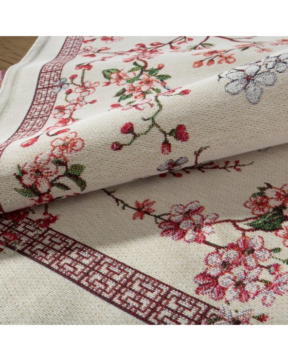 Obrus 45x140 Thai różowy Eurofirany