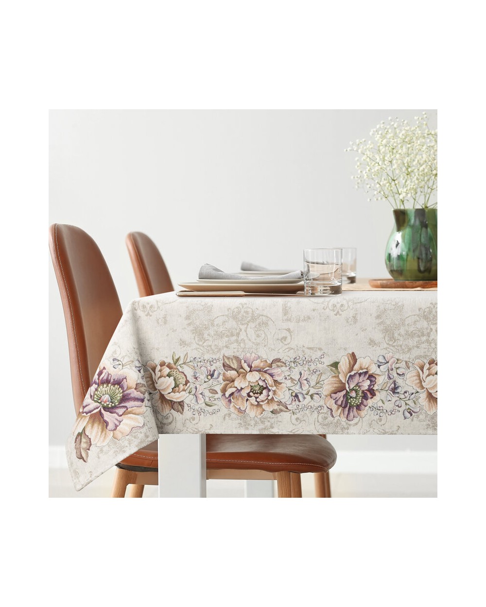 Obrus 140x180 1182 fioletowy Eurofirany