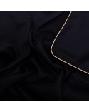 Pościel satyna bawełniana 160x200 + 2x70x80 Gold Line czarna Matex