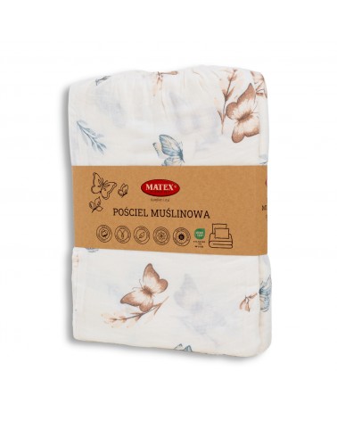 Pościel muślinowa 200x220 + 2x70x80 TM0382_03 Matex