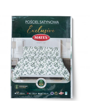 Pościel satyna bawełniana 160x200 + 2x70x80 Exclusive TM0206_55A Matex