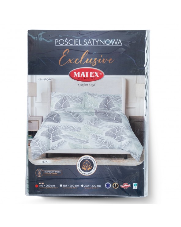 Pościel satyna bawełniana 160x200 + 2x70x80 Exclusive TM0206_57A Matex