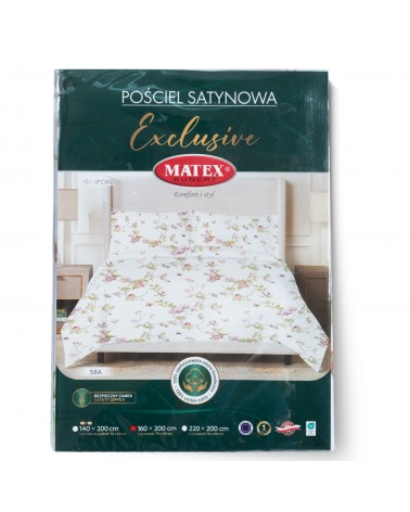 Pościel satyna bawełniana 160x200 + 2x70x80 Exclusive TM0206_58A Matex