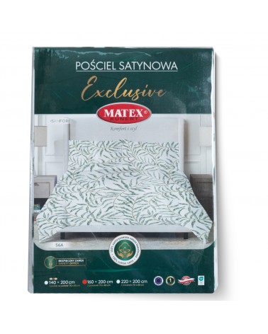 Pościel satyna bawełniana 200x220 + 2x70x80 Exclusive TM0212_56A Matex